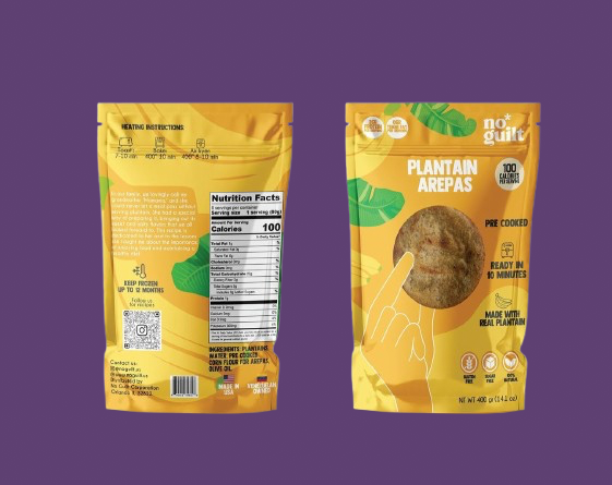 Arepas de plátano maduro horneadas, veganas y sin gluten baja en calorias deliciosa saludable y fitness