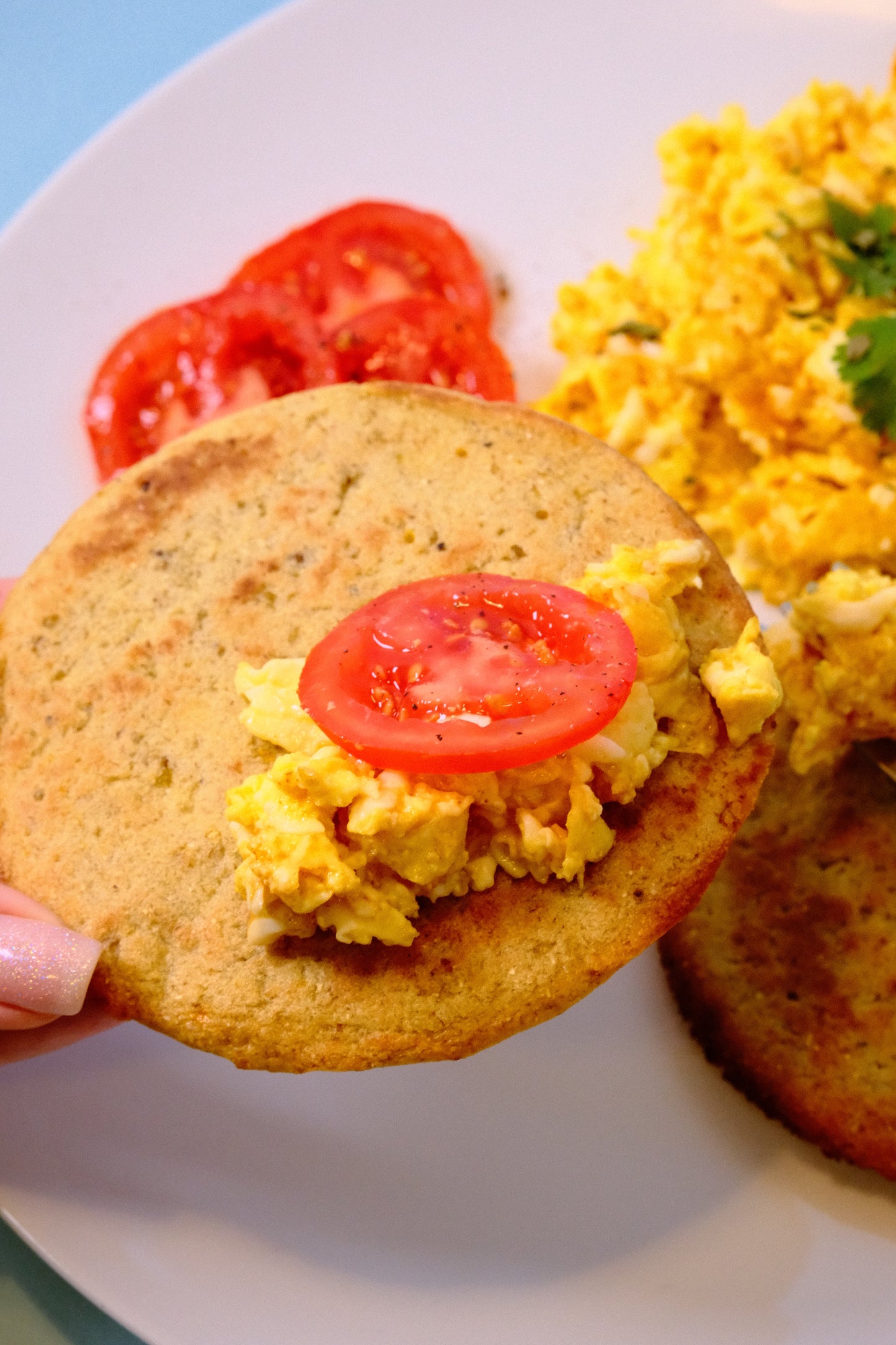 Arepas de plátano maduro horneadas, veganas y sin gluten baja en calorias deliciosa saludable y fitness