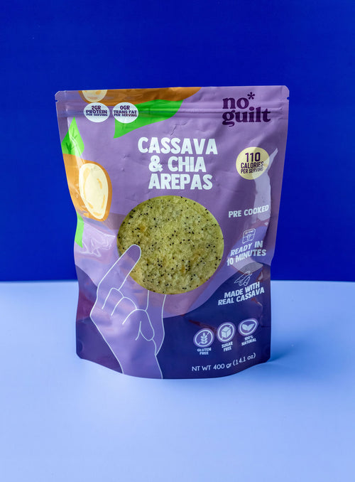 Arepas de Yuca con Chia 🥘